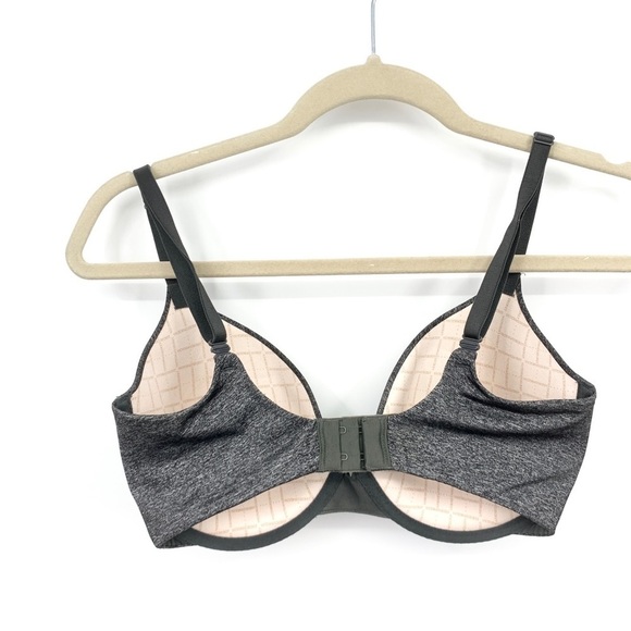Victoria's Secret Women Size 32DDD Bra Heathered Gray Underwire Uplift Semi Demi - Picture 4 of 7